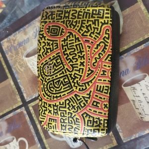 Coach / Disney Keith haring limited edition boxy cosmetic or purse 👛